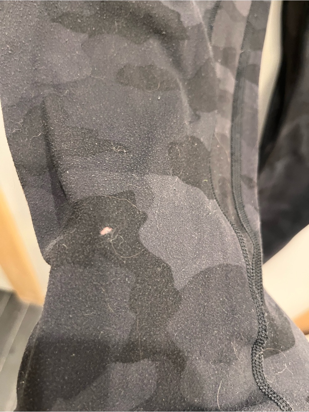 Black Camo lululemons (SMALL HOLE IN KNEE SEE PHOTO)